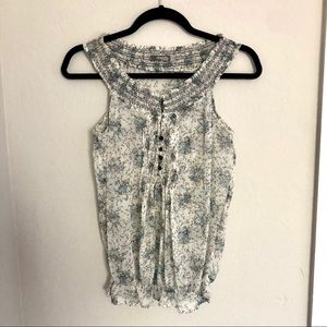 Sheer Floral Tank